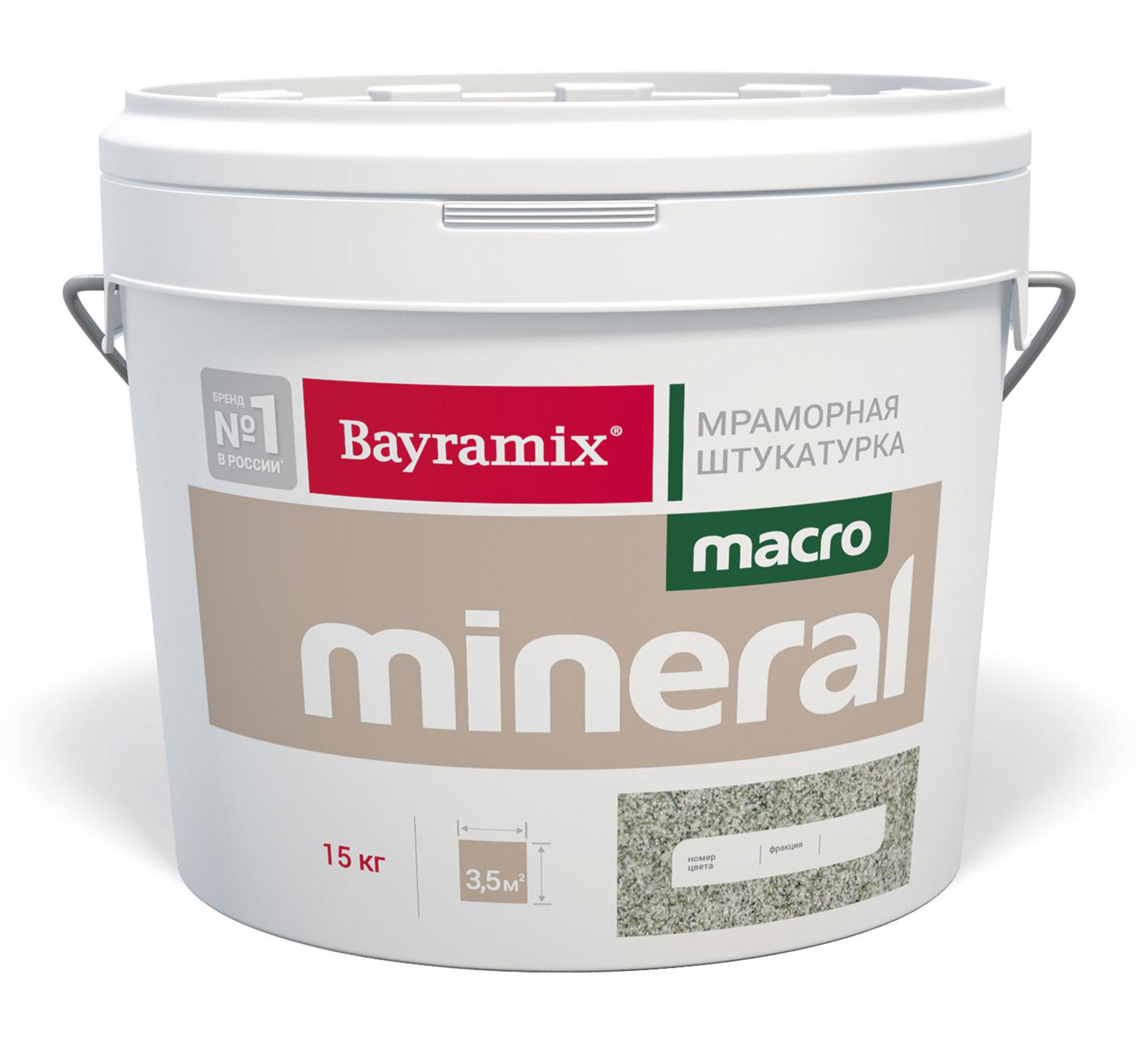 Штукатурка мраморная Bayramix Macro Mineral /  Макро Минерал .