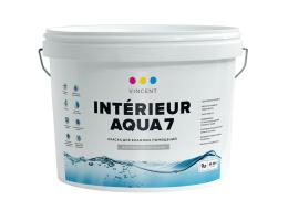 Краска Vincent I-7 Interieur Aqua 7 / Винсент Интериор Аква 7 акрилатная шелковисто-матовая для частой и влажной уборки