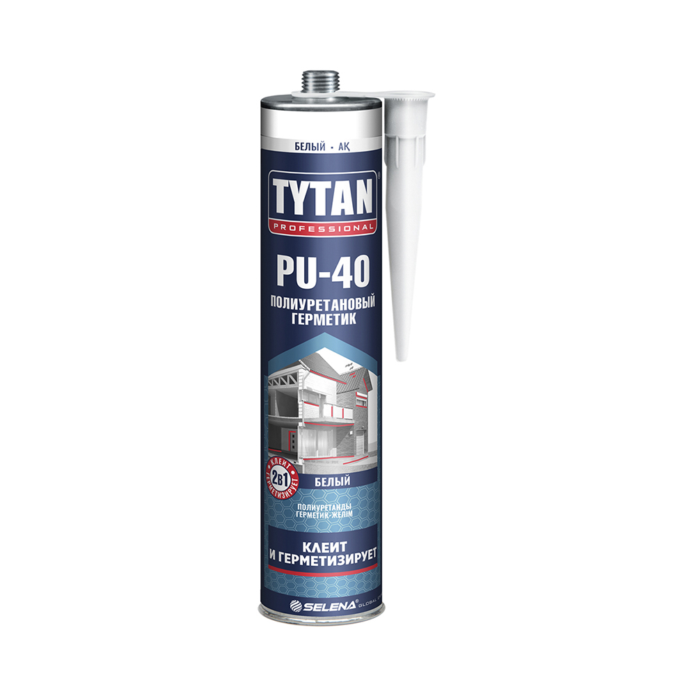 Герметик полиуретановый Tytan Professional PU 40 белый 310 мл - цена .