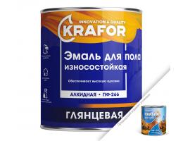 Эмаль для пола износоустойчивая Krafor ПФ-266