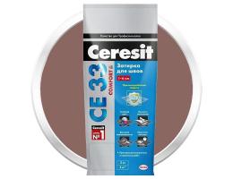Затирка №58 Ceresit СЕ 33 темно-коричневая 2 кг