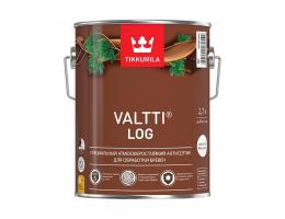Декоративный антисептик Tikkurila Valtti Log / Тиккурила Валтти Лог для дерева, рябина, 2,7 л