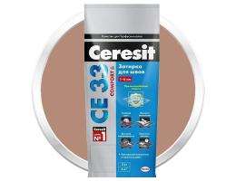 Затирка №55 Ceresit СЕ 33 светло-коричневая 2 кг