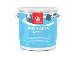Краска для окон и дверей полуглянцевая Unica Akva Maali (Уника Аква) TIKKURILA / Тиккурила 2,7л база С