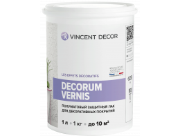 Защитный лак полуматовый Vincent Decor Decorum Vernis/Декорум Вернис 