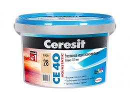 Затирка №28 Ceresit Aquastatic СЕ 40 персик 2 кг