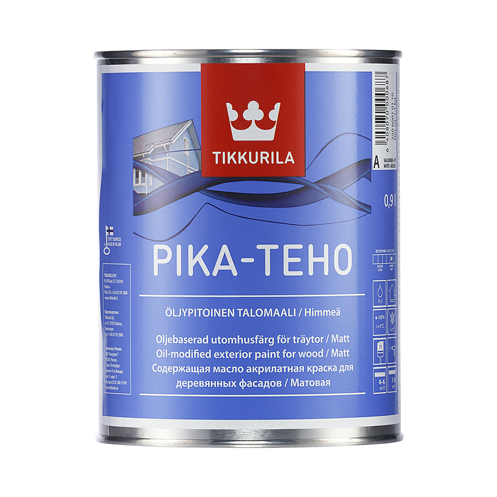 Пика-Техо – Pika-Teho Tikkurila, 0.9л, белый - цена 2 558 р. купить в  интернет-магазине StroyKray.ru в Москве